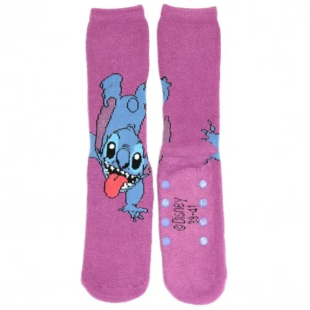 Disney Lilo & Stitch Γυναίκες ζεστές Αντιολισθητικές Κάλτσες (XH39001 Purple) - Γυναικείες Κάλτσες