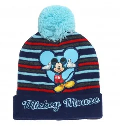 Disney Mickey Mouse Παιδικό Χειμωνιάτικο Σκουφάκι για αγόρια (MIC23-2309navy) - Σκούφοι-Γάντια -Κασκόλ