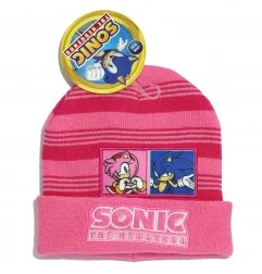 Sonic Παιδικό Χειμωνιάτικο Σκουφάκι για κορίτσια (SON23-2088pink) - Σκούφοι-Γάντια -Κασκόλ