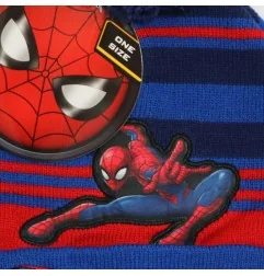 Marvel Spiderman Παιδικό Χειμωνιάτικο Σκουφάκι για αγόρια (SPI23-2311blue) - Σκούφοι-Γάντια -Κασκόλ