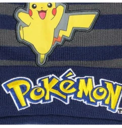 Pokémon Παιδικό Χειμωνιάτικο Σκουφάκι για αγόρια (POK22-2310navy) - Σκούφοι-Γάντια -Κασκόλ