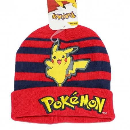 Pokémon Παιδικό Χειμωνιάτικο Σκουφάκι για αγόρια (POK22-2310red) - Σκούφοι-Γάντια -Κασκόλ