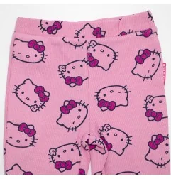 Hello Kitty Παιδικό ριμπ Κολάν καμπάνα Για Κορίτσια (XH1254 Pink) - Μακρύ Κολάν