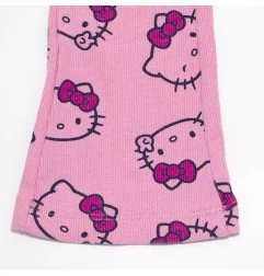 Hello Kitty Παιδικό ριμπ Κολάν καμπάνα Για Κορίτσια (XH1254 Pink) - Μακρύ Κολάν