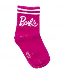 Barbie παιδικές αθλητικές κάλτσες για κορίτσια σετ 3 ζευγάρια (XH0648 white) - Κοριτσίστικες κάλτσες