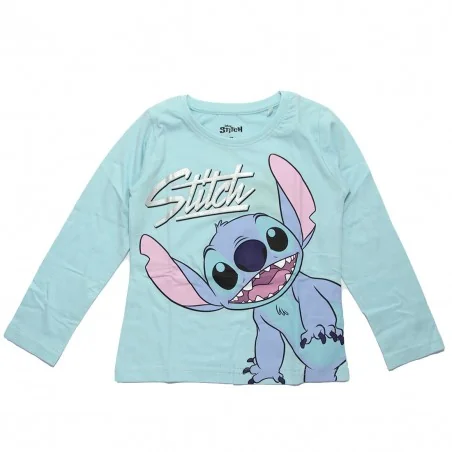 Disney Lilo & Stitch παιδικό μακρυμάνικο μπλουζάκι για κορίτσια (DIS LIS 52 02 C384 W Blue) - Μπλουζάκια Μακρυμάνικα (μακό)