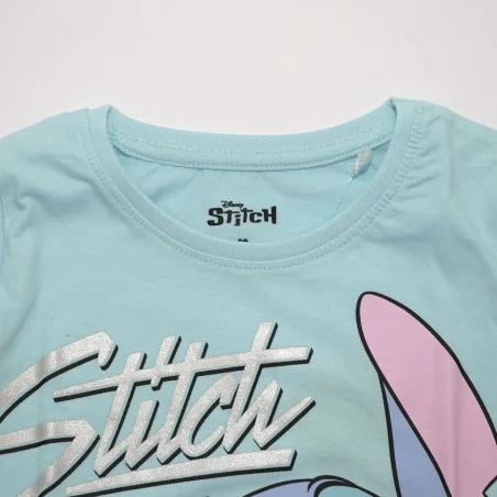 Disney Lilo & Stitch παιδικό μακρυμάνικο μπλουζάκι για κορίτσια (DIS LIS 52 02 C384 W Blue)