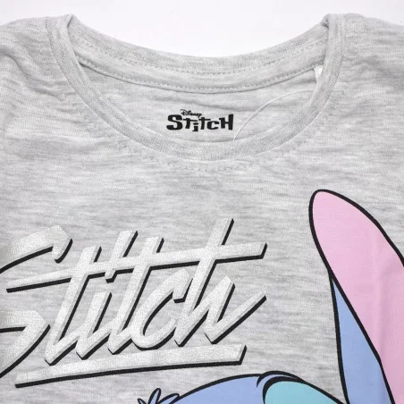 Disney Lilo & Stitch παιδικό μακρυμάνικο μπλουζάκι για κορίτσια (DIS LIS 52 02 C384 W Grey)