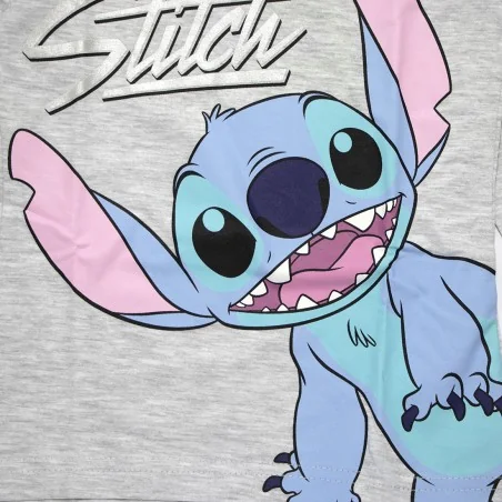 Disney Lilo & Stitch παιδικό μακρυμάνικο μπλουζάκι για κορίτσια (DIS LIS 52 02 C384 W Grey)