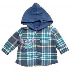 Disney Baby Lilo & Stitch Βρεφικό Σετ 3 Τεμαχίων με Καρό Πουκάμισο & Παντελόνι (DIS LIS 51 12 C429)