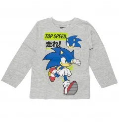 Sonic Παιδικό μακρυμάνικο μπλουζάκι Για Αγόρια (SONIC M 52 02 139 Grey) - Μπλουζάκια Μακρυμάνικα (μακό)