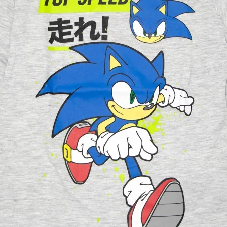 Sonic Παιδικό μακρυμάνικο μπλουζάκι Για Αγόρια (SONIC M 52 02 139 Grey)