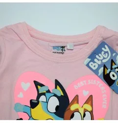 Bluey παιδικό μακρυμάνικο μπλουζάκι για κορίτσια (BL 52 02 225 pink) - Μπλουζάκια Μακρυμάνικα (μακό)