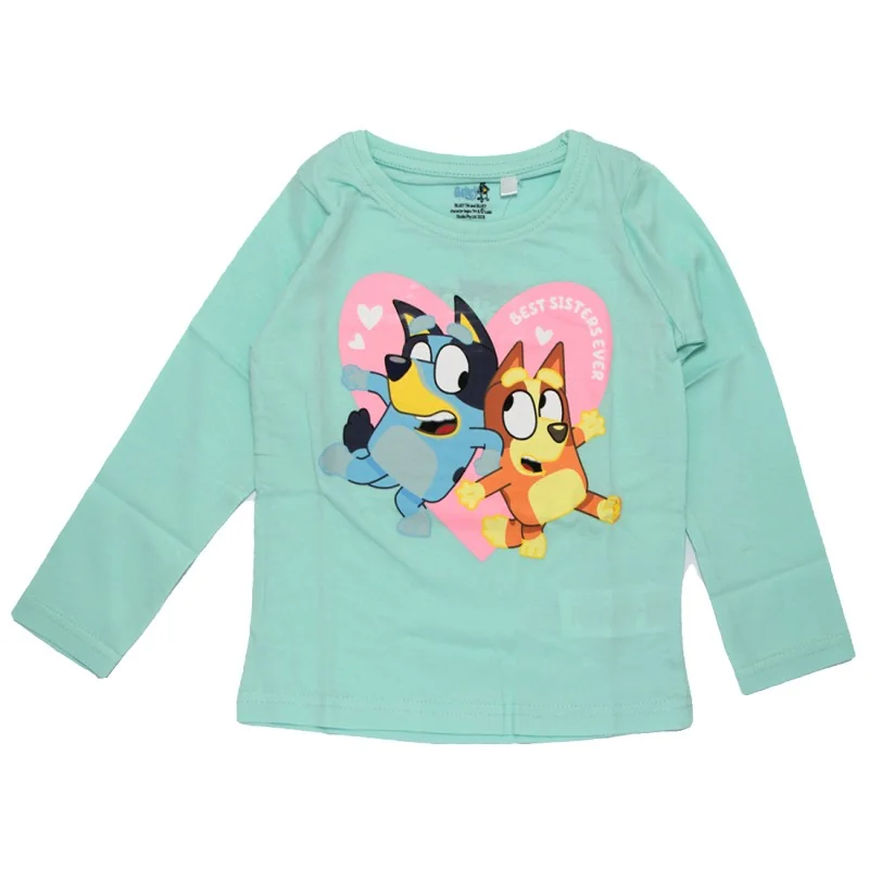 Bluey παιδικό μακρυμάνικο μπλουζάκι για κορίτσια (BL 52 02 225) Bluey παιδικό μακρυμάνικο μπλουζάκι για κορίτσια (BL 52 02 225)