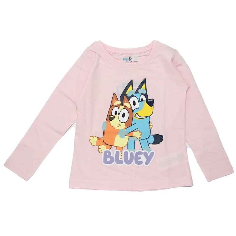 Bluey παιδικό μακρυμάνικο μπλουζάκι για κορίτσια (BL 52 02 054 pink)