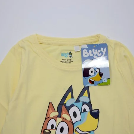 Bluey παιδικό μακρυμάνικο μπλουζάκι για κορίτσια (BL 52 02 054 Yellow)
