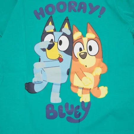 Παιδική Μακρυμάνικη Μπλούζα Bluey "Hooray!" – 100% Βαμβακερή (BL 52 02 226 turquaz)