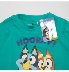 Παιδική Μακρυμάνικη Μπλούζα Bluey "Hooray!" – 100% Βαμβακερή (BL 52 02 226 turquaz) - Μπλουζάκια Μακρυμάνικα (μακό)