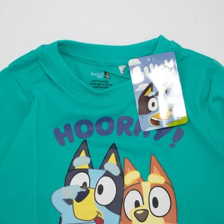 Παιδική Μακρυμάνικη Μπλούζα Bluey "Hooray!" – 100% Βαμβακερή (BL 52 02 226 turquaz) Παιδική Μακρυμάνικη Μπλούζα Bluey "Hooray!" – 100% Βαμβακερή (BL 52 02 226 turquaz)