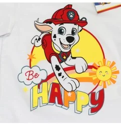Paw Patrol Παιδικό Κοντομάνικο μπλουζάκι για αγόρια (WE1047 White)