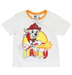 Paw Patrol Παιδικό Κοντομάνικο μπλουζάκι για αγόρια (WE1047 White) - Κοντομάνικα μπλουζάκια
