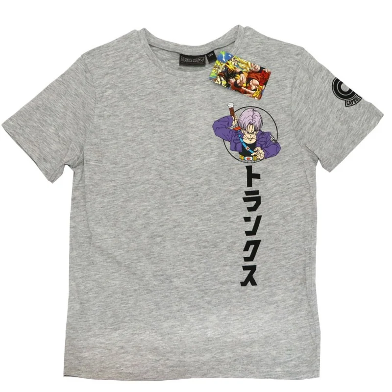 Dragon Ball Z Κοντομάνικο Μπλουζάκι Για αγόρια (WE1240 Grey) Dragon Ball Z Κοντομάνικο Μπλουζάκι Για αγόρια (WE1240 Grey)