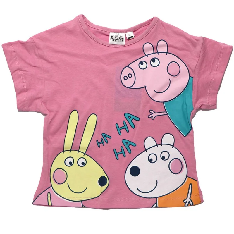 Peppa Pig Κοντομάνικο Μπλουζάκι Για Κορίτσια (XH1395) Peppa Pig Κοντομάνικο Μπλουζάκι Για Κορίτσια (XH1395)