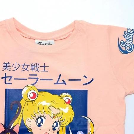 Sailor Moon Παιδικό Κοντομάνικο Μπλουζάκι για κορίτσια ( MOON 52 02 011 pink)