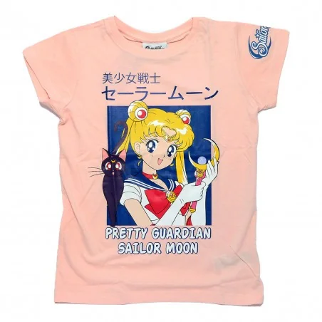 Sailor Moon Παιδικό Κοντομάνικο Μπλουζάκι για κορίτσια ( MOON 52 02 011 pink) - Κοντομάνικα μπλουζάκια