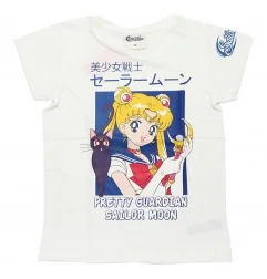 Sailor Moon Παιδικό Κοντομάνικο Μπλουζάκι για κορίτσια ( MOON 52 02 011 white) - Κοντομάνικα μπλουζάκια