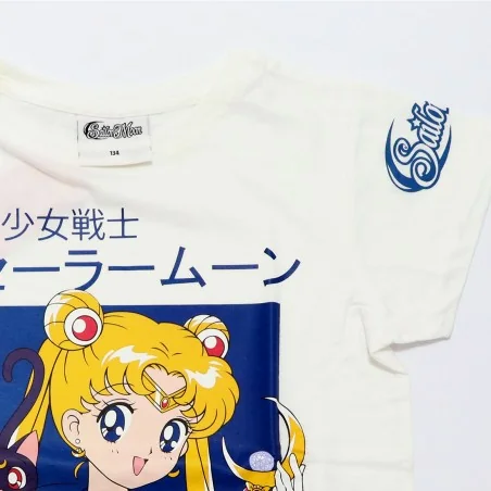 Sailor Moon Παιδικό Κοντομάνικο Μπλουζάκι για κορίτσια ( MOON 52 02 011 white) Sailor Moon Παιδικό Κοντομάνικο Μπλουζάκι για κορίτσια ( MOON 52 02 011 white)