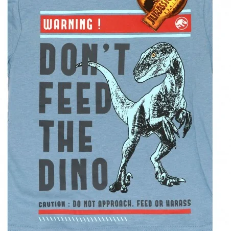 Jurassic World Παιδικό κοντομάνικο Μπλουζάκι Για Αγόρια (WE1072 Blue)