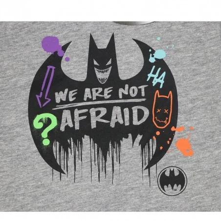 Batman Παιδικό Κοντομάνικο Μπλουζάκι Για Αγόρια (EV1219 Grey)