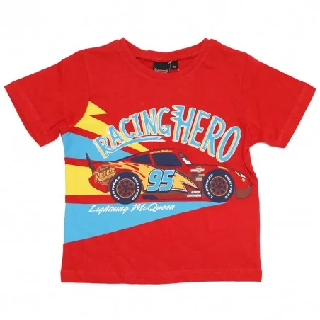 Disney Cars Κοντομάνικο μπλουζάκι για αγόρια (EV1063 red) - Κοντομάνικα μπλουζάκια