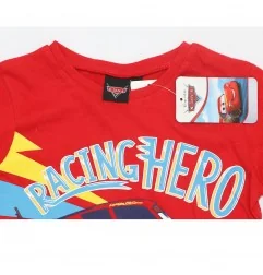 Disney Cars Κοντομάνικο μπλουζάκι για αγόρια (EV1063 red)