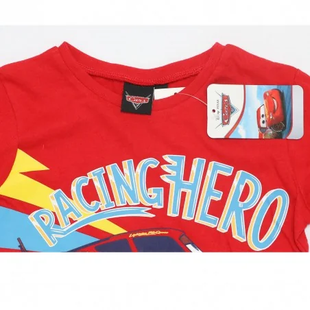 Disney Cars Κοντομάνικο μπλουζάκι για αγόρια (EV1063 red)