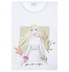 Disney Frozen Παιδικό Κοντομάνικο Μπλουζάκι Για Κορίτσια (WE1120 White) - Κοντομάνικα μπλουζάκια