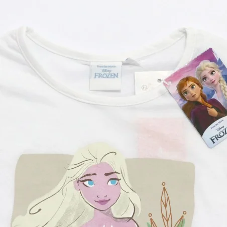 Disney Frozen Παιδικό Κοντομάνικο Μπλουζάκι Για Κορίτσια (WE1120 White)