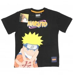 Naruto κοντομάνικο μπλουζάκι για αγόρια (NAR24-0648 Black) - Κοντομάνικα μπλουζάκια