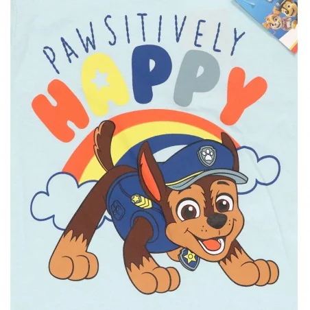 Paw Patrol Κοντομάνικο μπλουζάκι για αγόρια (EV1322 blue)