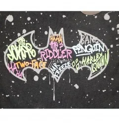Batman Παιδικό Κοντομάνικο Μπλουζάκι Για αγόρια (EV1215 black) - Κοντομάνικα μπλουζάκια