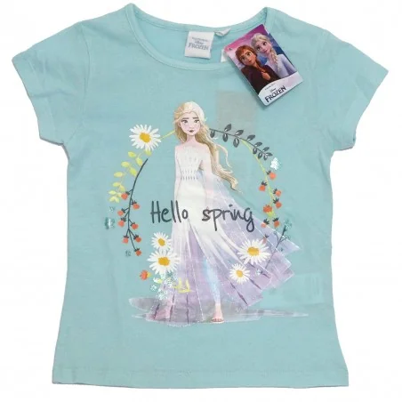 Disney Frozen Παιδικό Κοντομάνικο Μπλουζάκι Για Κορίτσια (WE1111) - Κοντομάνικα μπλουζάκια