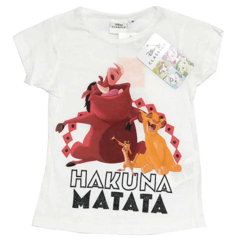 Disney Lion King Κοντομάνικο Μπλουζάκι Για Κορίτσια (WE1153 white) Disney Lion King Κοντομάνικο Μπλουζάκι Για Κορίτσια (WE1153 white)