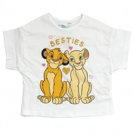 Disney Lion King Παιδικό Κοντομάνικο Μπλουζάκι για κορίτσια (EV1305 white) Disney Lion King Παιδικό Κοντομάνικο Μπλουζάκι για κορίτσια (EV1305 white)