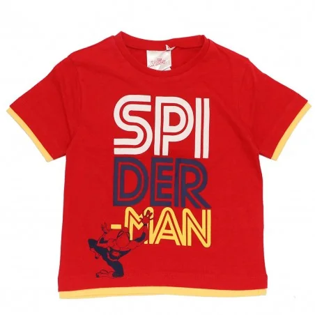 Marvel Spiderman κοντομάνικο Μπλουζάκι Για Αγόρια (EV1074 red) - Κοντομάνικα μπλουζάκια
