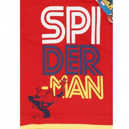 Marvel Spiderman κοντομάνικο Μπλουζάκι Για Αγόρια (EV1074 red)