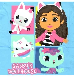 Gabby's Dollhouse Παιδικό Κοντομάνικο Μπλουζάκι για κορίτσια (GB 52 02 020 blue) - Κοντομάνικα μπλουζάκια