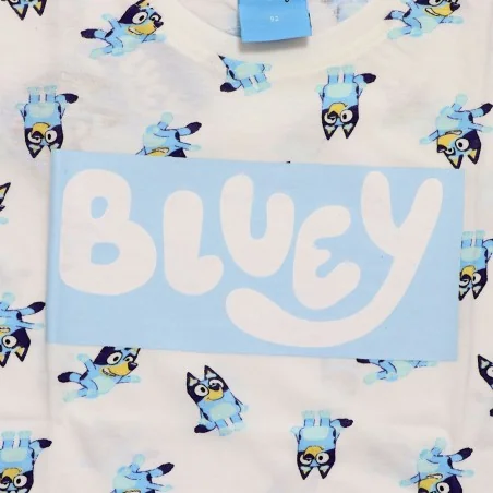 Bluey Παιδικό Κοντομάνικο κοντό Μπλουζάκι για κορίτσια (BL 52 02 020 white)