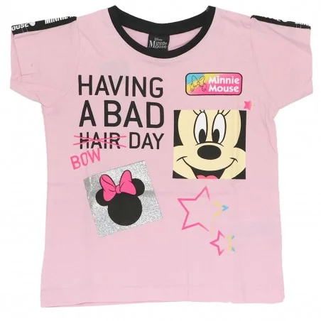 Disney Minnie Mouse Παιδικό Κοντομάνικο Μπλουζάκι για κορίτσια (DIS MF 52 02 9605 pink) - Κοντομάνικα μπλουζάκια