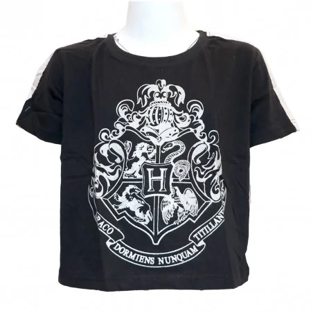 Harry Potter κοντομάνικο κοντό μπλουζάκι για κορίτσια (HP 52 02 309 Black) - Κοντομάνικα μπλουζάκια